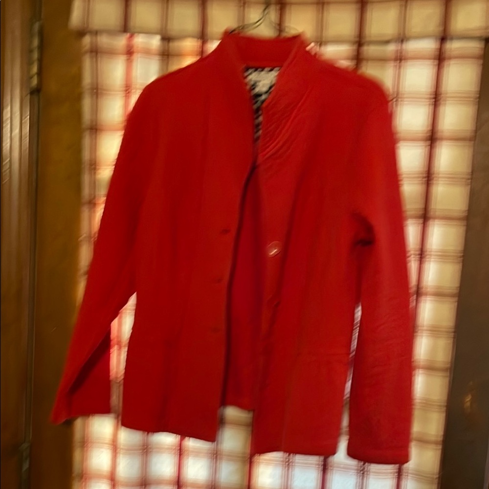 Coldwater Creek Red Blazer
